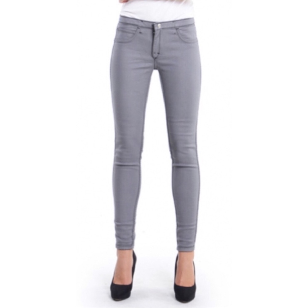 Levi’s Reversible Gray Patterned Skinny Jeans 25 - image 5